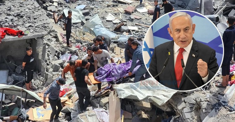 গাজায় আরও ৫২ জন নিহত, নেতানিয়াহুর হামলা জোরদারের নির্দেশ